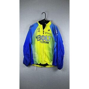 Champion System Jacket Womens Large BOLT‎ TriTeam Lined Cycling Windbreaker